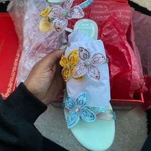 Rene Caovilla Butterfly Heels